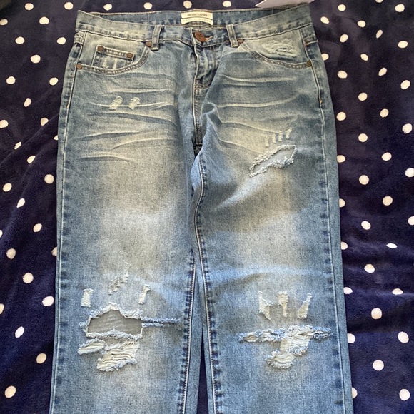 One teaspoon boyfriend style ripped jeans - Picture 2 of 6